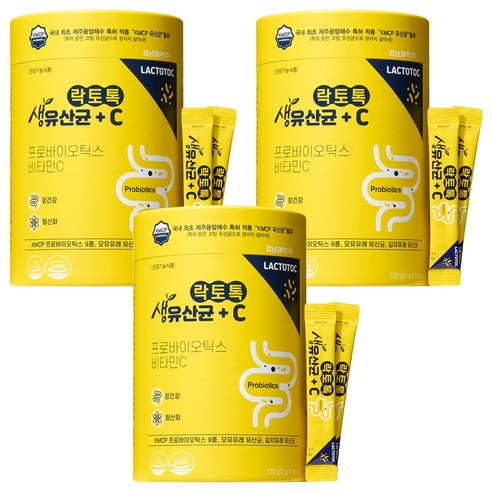 락토톡 생유산균 비타민C 60포