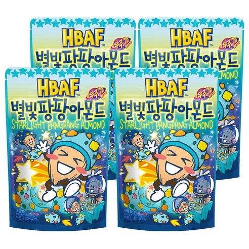 바프 별빛팡팡 아몬드, 190g, 4개
