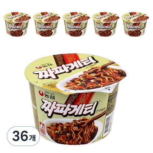 [SaleNOWㅣ인기상품] 짜파게티의 진정한 즐거움: 농심 짜파게티 큰사발면 36개 [세일나우ㅣ추천상품]
