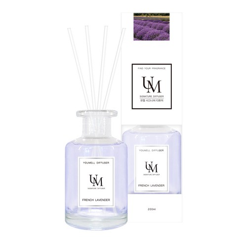 유멜 시그니처 디퓨저 200ml, 프렌치라벤더