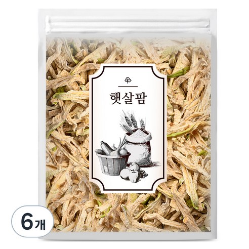 햇살팜 제주도 무말랭이, 100g, 6개