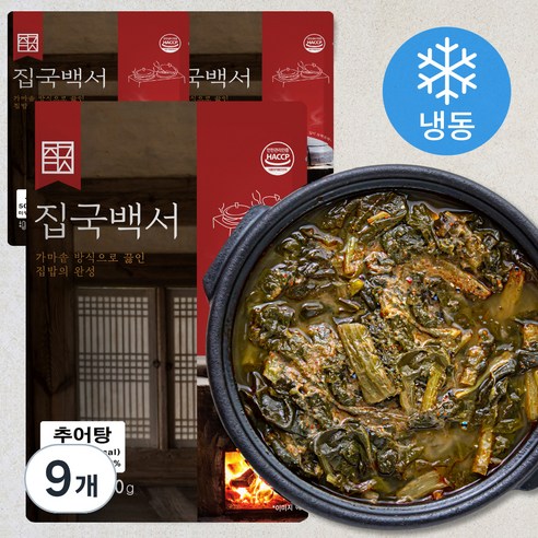 집국백서 가마솥 수제 추어탕 (냉동), 500g, 9개