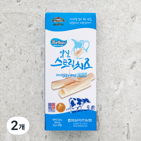 임실치즈 스트링치즈, 20g, 10개입, 2개