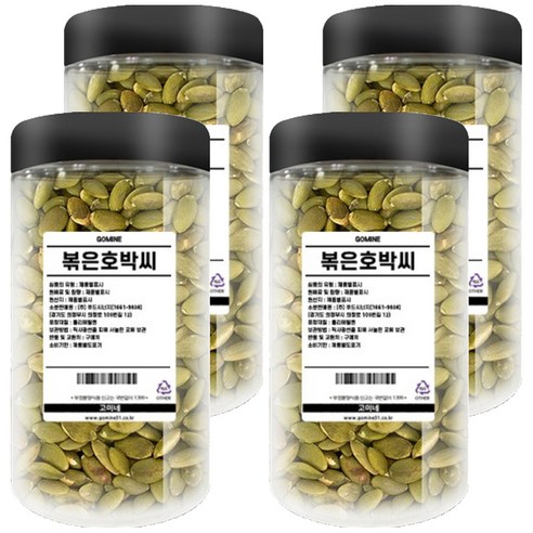 고미네 볶은호박씨, 200g, 4개