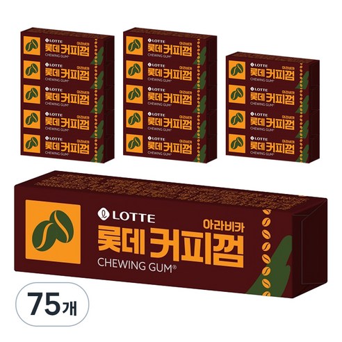 롯데 아라비카커피, 26g, 75개