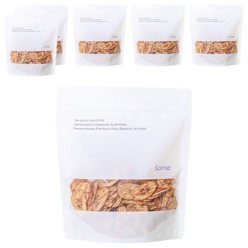 솔닙 구운 바나나칩, 200g, 6개