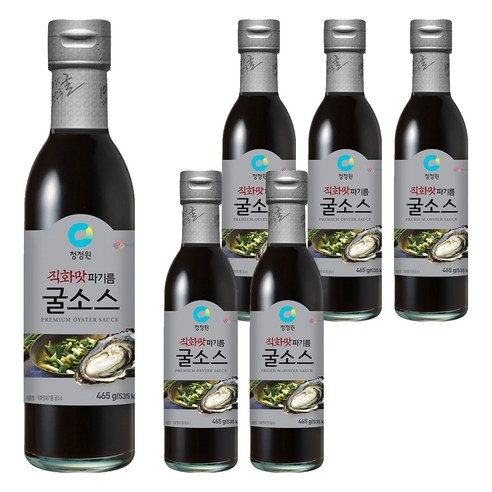 청정원 직화맛 파기름 굴소스, 465g, 6개