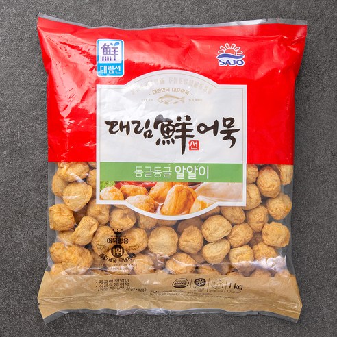 대림선 어묵 알알이, 1000g, 1개