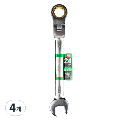 케이디와이 플렉시블 기어렌치 24mm KRG-24F, 4개