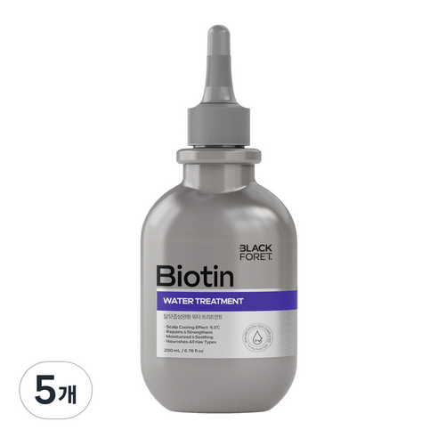 블랙포레 비오틴 워터 트리트먼트, 200ml, 5개