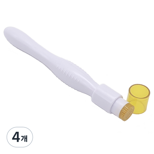 리프티 더마스탬프 40핀 MTS 홈케어 미용기기 0.25mm, 주황색, 4개