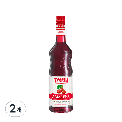 토스키 아마레나 체리 시럽, 1000ml, 2개