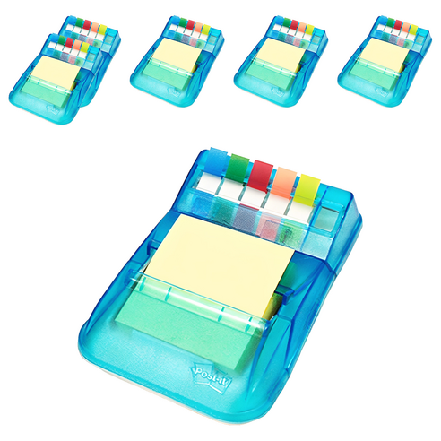 포스트잇 팝업디스펜서 KR-2001 + 팝업리필 + 플래그 5색 콤보팩, 혼합 색상, 6세트