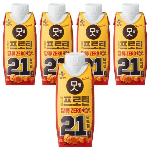 얼티브 프로틴 밤맛, 250ml, 5개