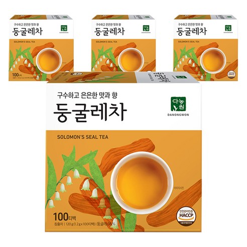 다농원 둥굴레차 100p, 1.2g, 100개입, 4개