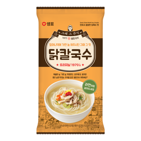 샘표 닭칼국수, 101g, 1개