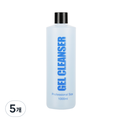 젤네일 매니큐어 젤클렌저, 1000ml, 5개