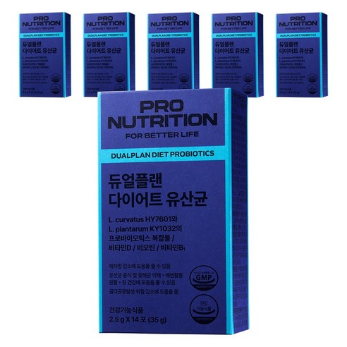 PRONUTRITION 듀얼플랜 다이어트 유산균 14p, 35g, 6개