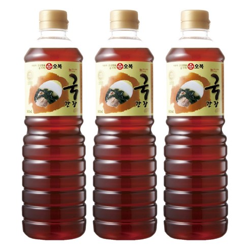 오복 국간장 골드, 900ml, 3개