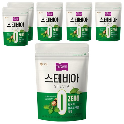 큐원 트루스위트 스테비아, 170g, 6개