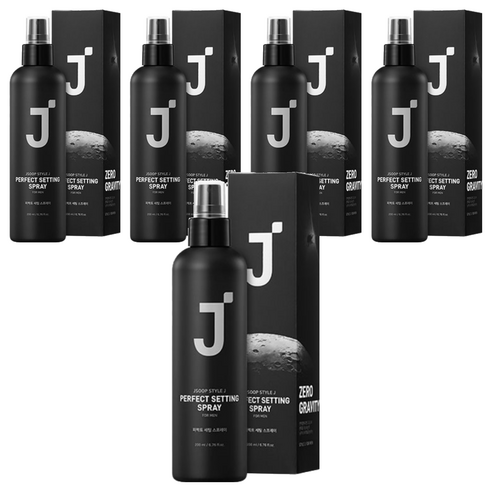 제이숲 스타일제이 포맨 퍼펙트 세팅 워터 헤어 스프레이, 200ml, 5개
