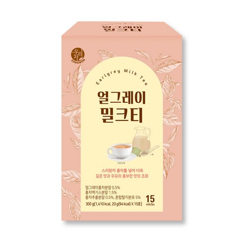 우리차 얼그레이 밀크티, 20g, 15개입, 1개