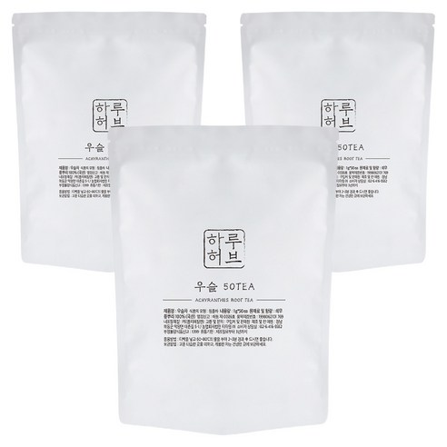 하루허브 우슬차 대용량, 1g, 50개입, 3개