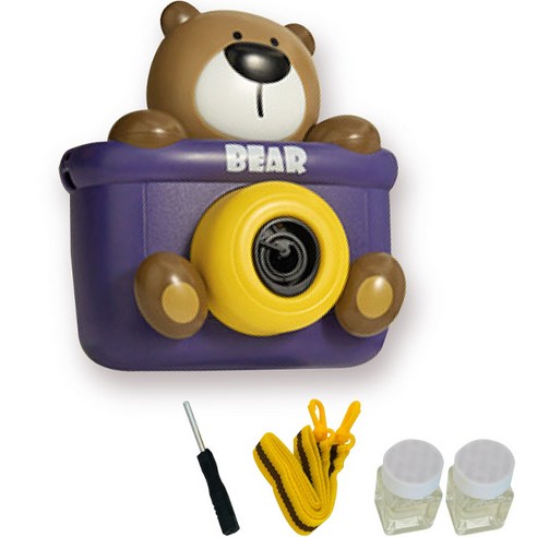 레츠토이 카메라 비눗방울 BEAR: 어린이를 위한 즐겁고 안전한 비눗방울 장난감