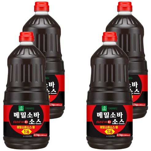 이엔푸드 메밀소바소스, 2.1kg, 4개
