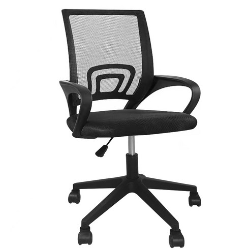 책상의자  니디스 보호 베이직 메쉬 사계절용 학생 컴퓨터 사무용 의자 OC-03, 블랙