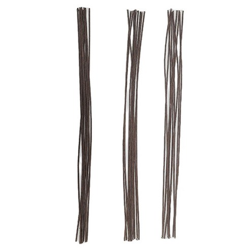 마다꾸미 꽃 공예 지 철사 18호 30p, 갈색(철사), 1세트