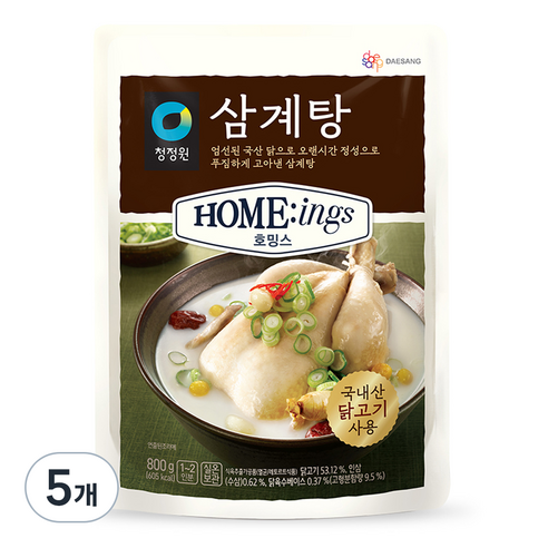호밍스 삼계탕, 800g, 5개