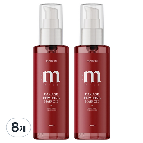 메르헨트 데미지 리페어링 헤어오일, 100ml, 8개