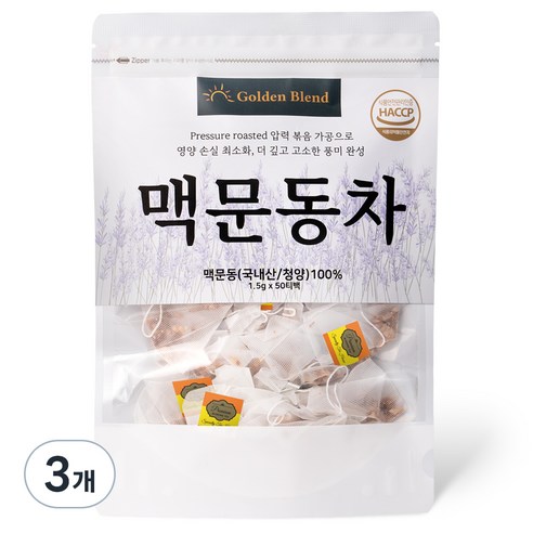 골든블렌드 맥문동차 삼각티백, 1.5g, 50개입, 3개