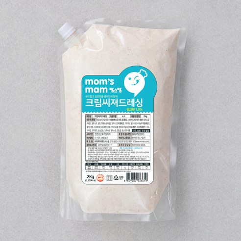 맘스맘 크림씨저드레싱, 2kg, 1개 - 시저드레싱 | 쿠팡