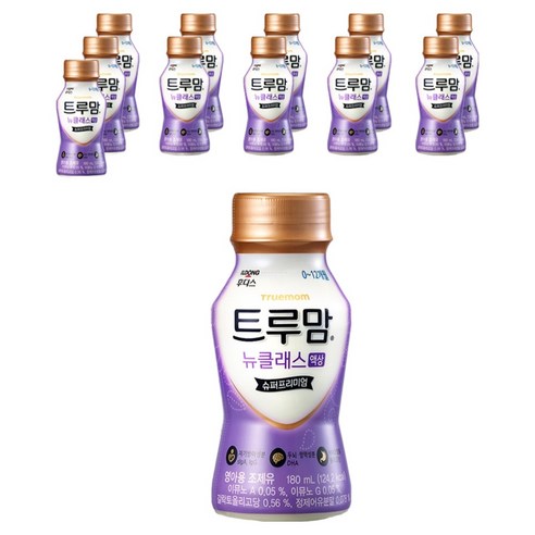 일동후디스 트루맘 뉴클래스 액상분유 1단계 180ml, 12개