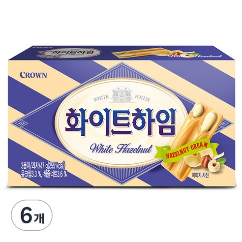 크라운 화이트 하임, 47g, 6개
