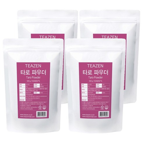 티젠 타로 파우더, 500g, 1개입, 4개, 500g