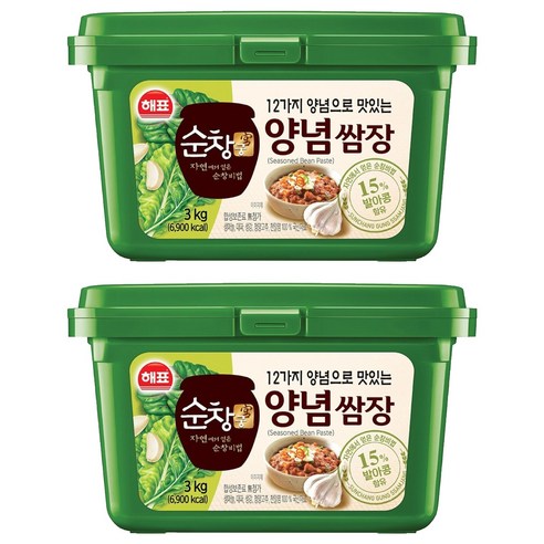 순창궁 12가지 양념으로 맛있는 양념쌈장, 3kg, 2개