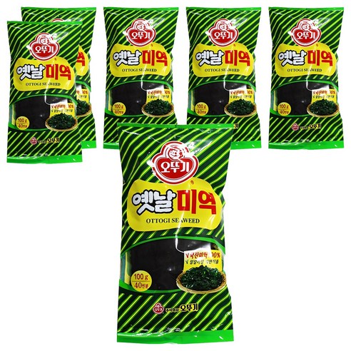 오뚜기 옛날 미역, 100g, 6개