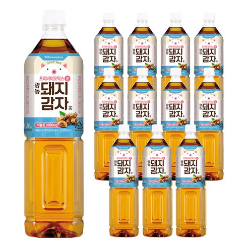 광동제약 돼지감자차, 1.5L, 12개