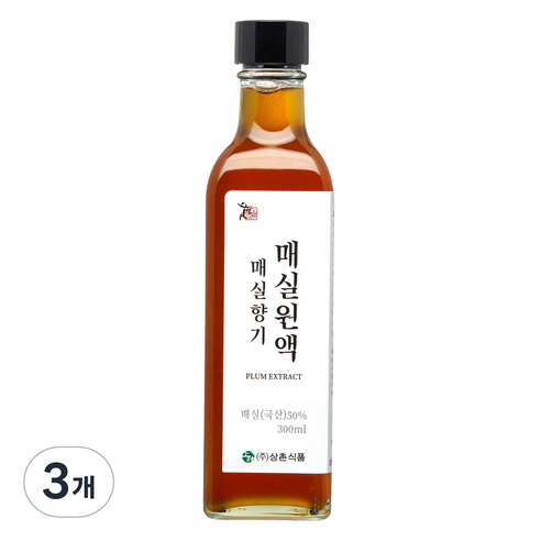 상촌식품 매실향기 매실원액, 3개, 300ml