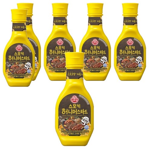 오뚜기 스모키 허니머스타드 소스, 260g, 6개