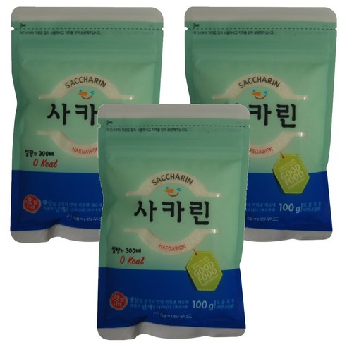 해가원 햇살나래 사카린, 100g, 3개