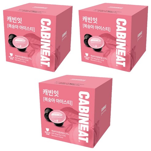 캐빈잇 복숭아 아이스티 분말, 25g, 16개입, 3개, 25g