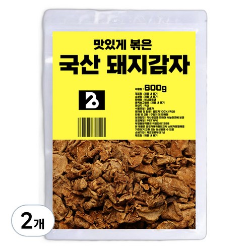 비니플랑센 맛있게 볶은 국산 돼지감자 차, 600g, 2개