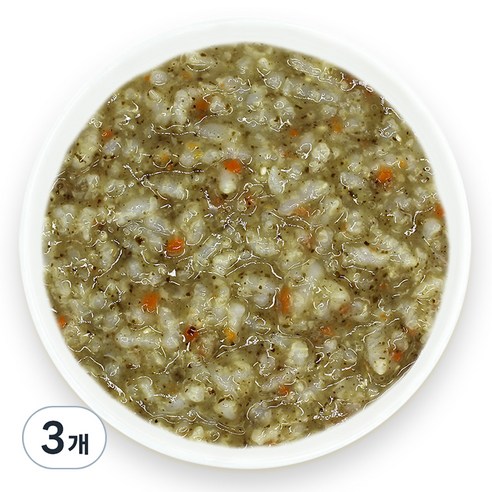 짱죽 실온 이유식 중기, 160g, 3개, 해물야채죽