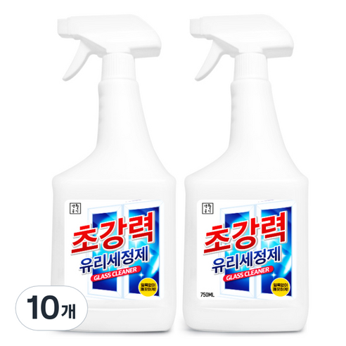 생활공식 초강력 유리 세정제, 750ml, 10개