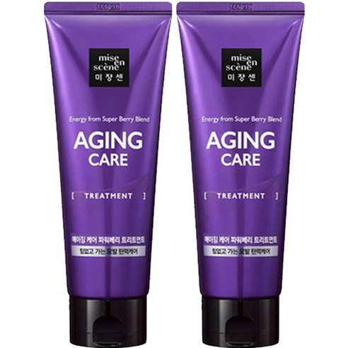 미쟝센 에이징 케어 파워베리 트리트먼트, 2개, 180ml