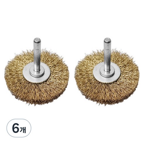 월드크린 T브러쉬 철 63mm, 6개
